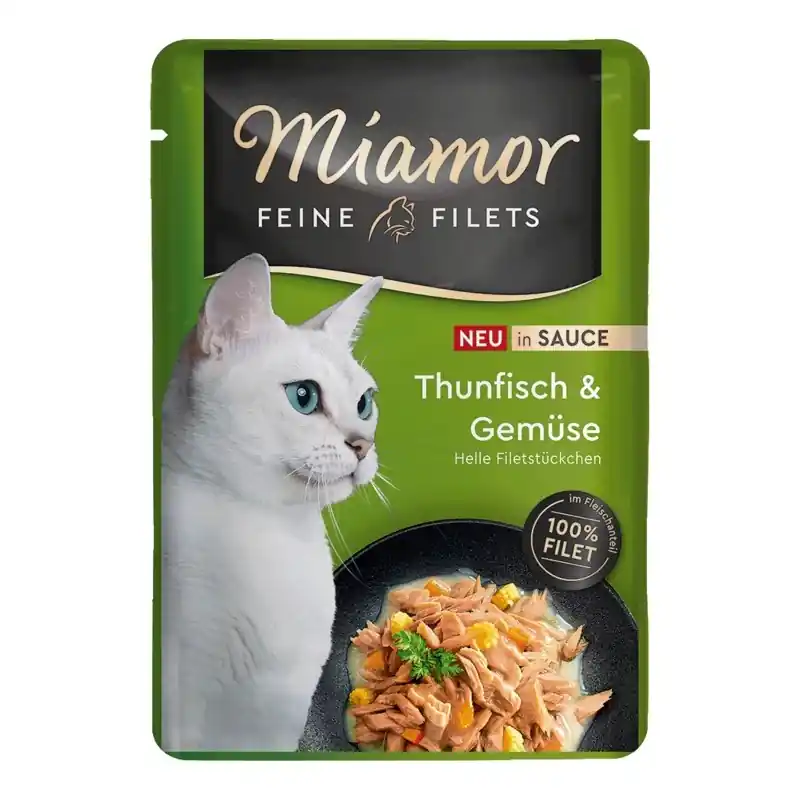 MIAMOR Feine Filets w sosie saszetka - tuńczyk i warzywa 100g Zamów teraz