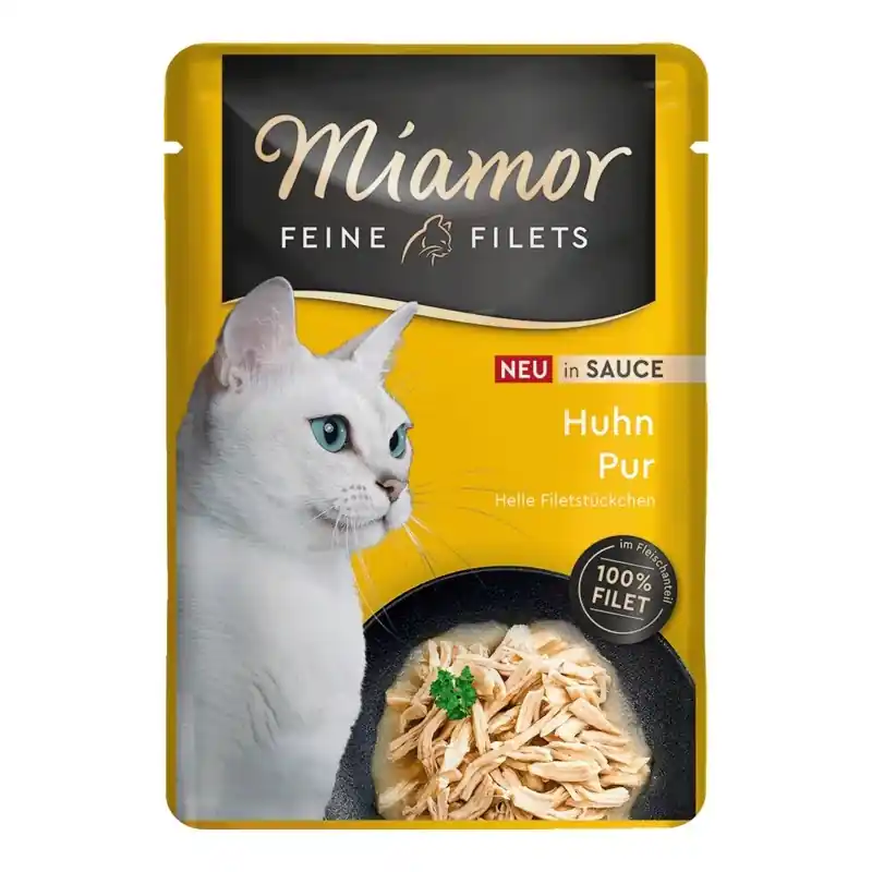 MIAMOR Feine Filets w sosie saszetka - kurczak 100g Ekspresowa dostawa