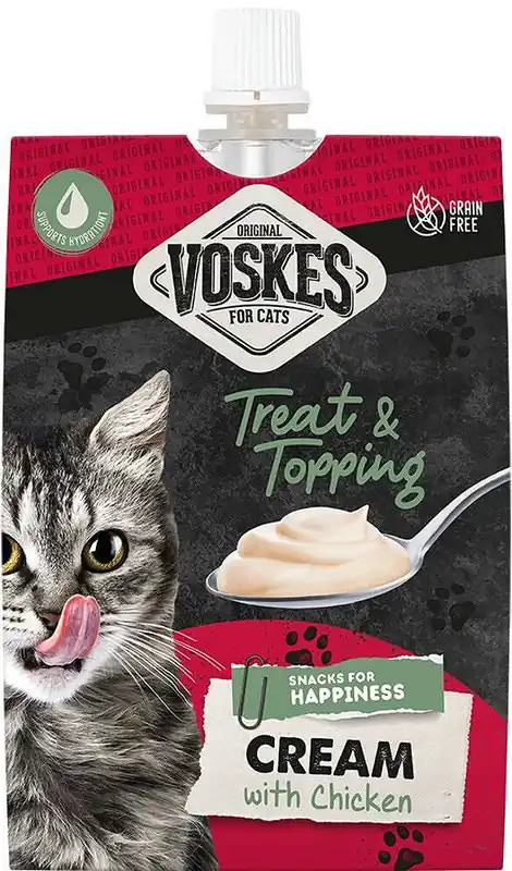 Voskes Original Cream Chicken Przysmak z kurczakiem dla kota 90g Wybór klientów