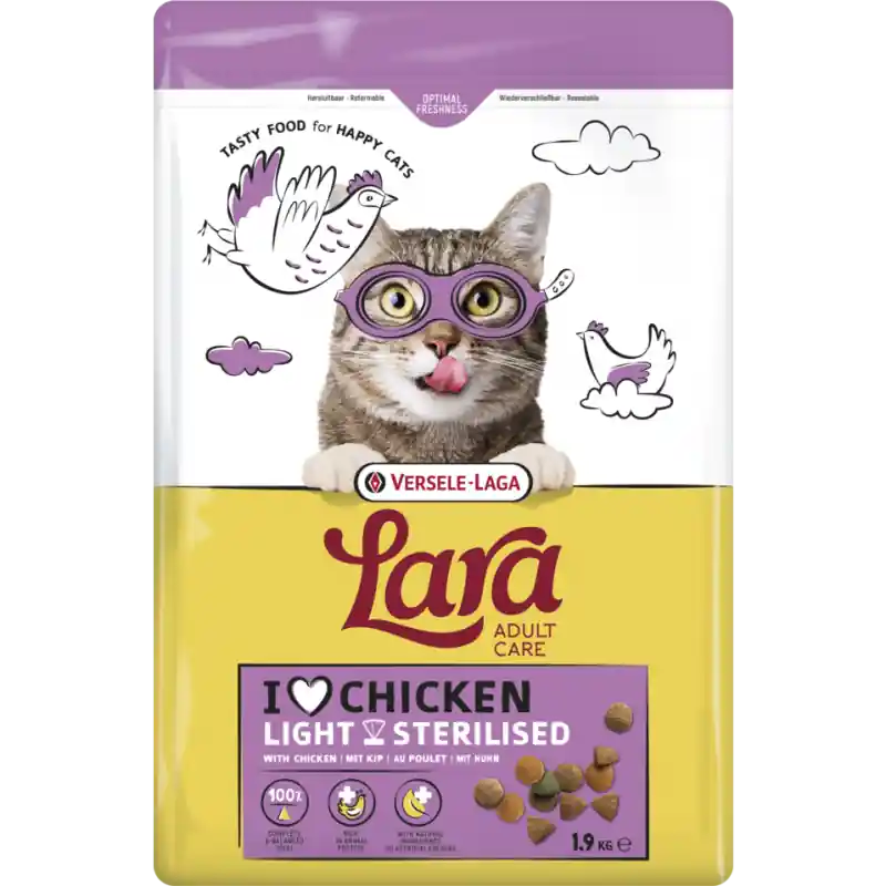 VERSELE-LAGA Lara Adult Care Light Sterilised with Chicken Bezpieczne zakupy
