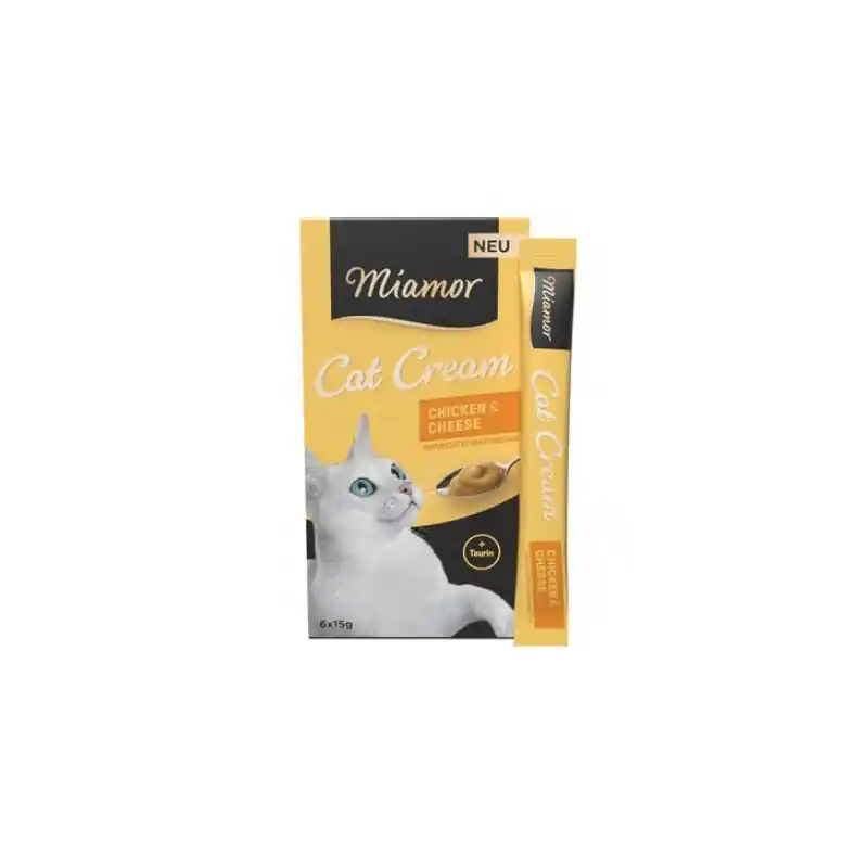Hit sprzedaży MIAMOR Cat Confect - Cream pasta kurczak z serem 6x 15g