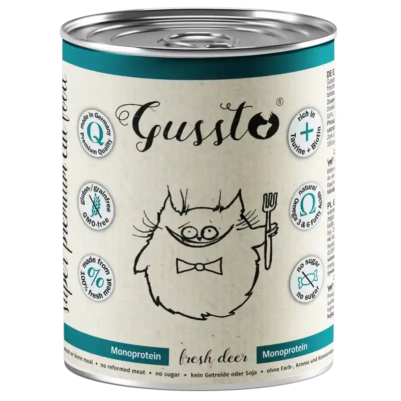 Szybka dostawa GUSSTO Cat - Fresh Deer (puszka)