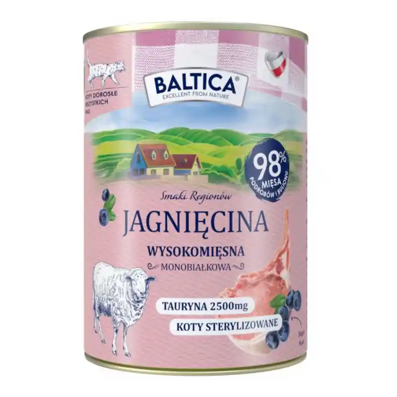 Kup online BALTICA SMAKI REGIONÓW Kot dorosły Jagnięcina 400g