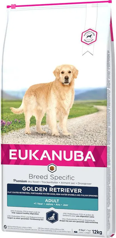 Ostatnie sztuki Eukanuba Adult Golden Retriever Breed Karma dla psa 2x12kg TANI ZESTAW