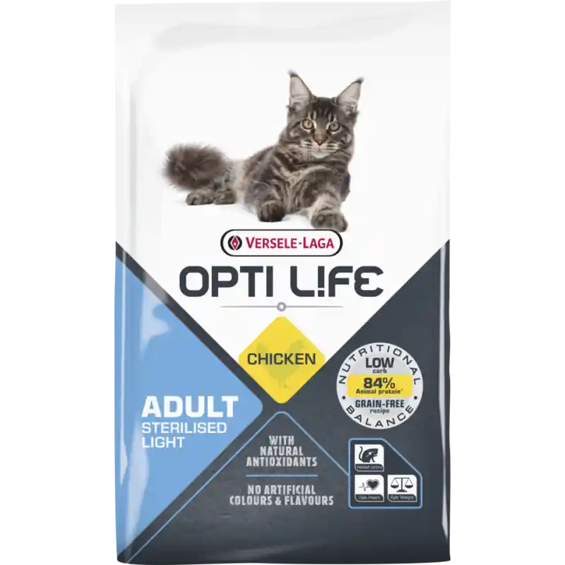 Niska cena VERSELE-LAGA Opti Life Cat Sterilised Light 7,5kg