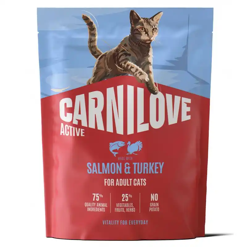 Nie przegap CARNILOVE ACTIVE CAT Adult Salmon and Turkey