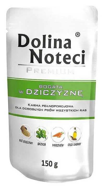Hit cenowy Dolina Noteci Premium Adult Karma z dziczyzną dla psa 150g