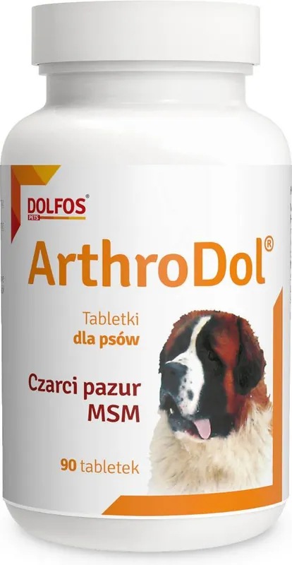 Wybór klientów Dolfos ArthroDol dla psa Suplement diety 90 tab.