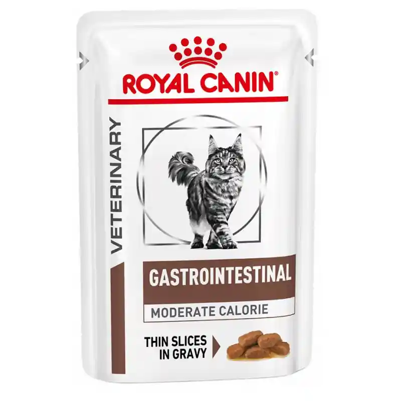 ROYAL CANIN Veterinary Cat Gastrointestinal Moderate Calorie Gravy sos 85g Ograniczona ilość