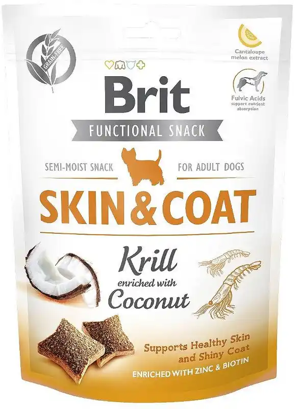 Brit Care Przysmak Functional Snack Skin&Coat dla psa op. 150g Sprawdź teraz