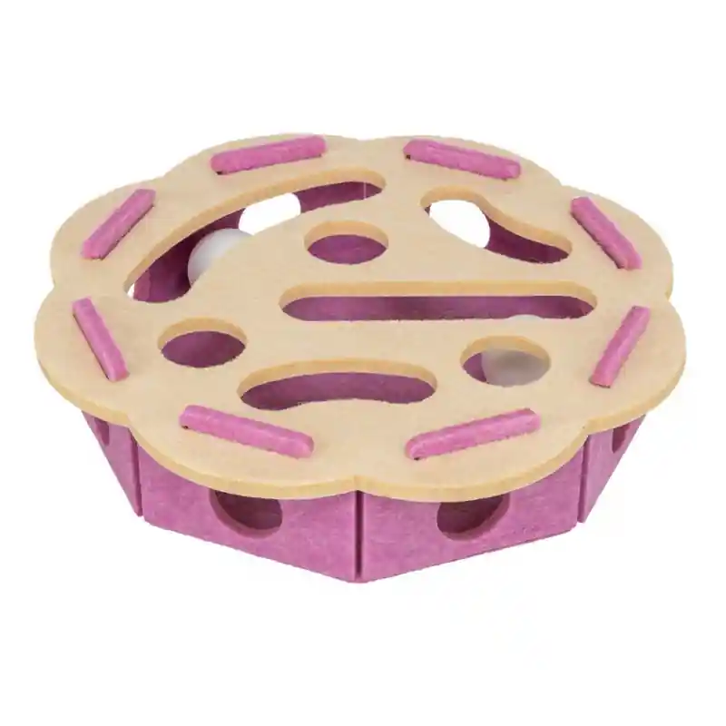 Bezpieczne zakupy TRIXIE WholenRoll zabawka dla kota 30×7,5cm - purpurowa