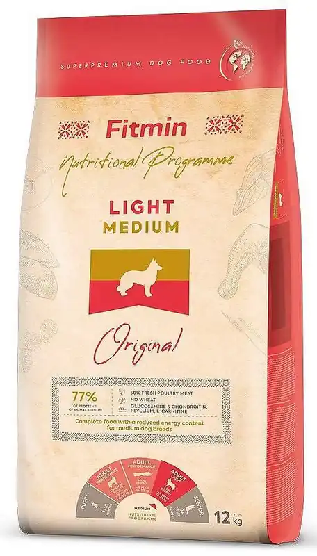 Tylko dziś Fitmin Medium Light Karma dla psa 12kg