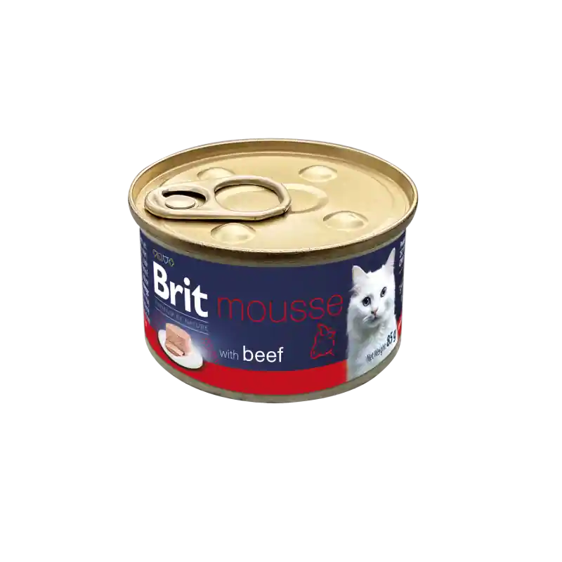Wybór klientów BRIT PREMIUM Cat Can with Beef 85g