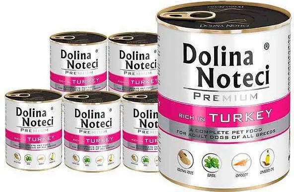 Dodaj do koszyka Dolina Noteci Premium Adult Karma z indykiem dla psa 6x800g PAKIET