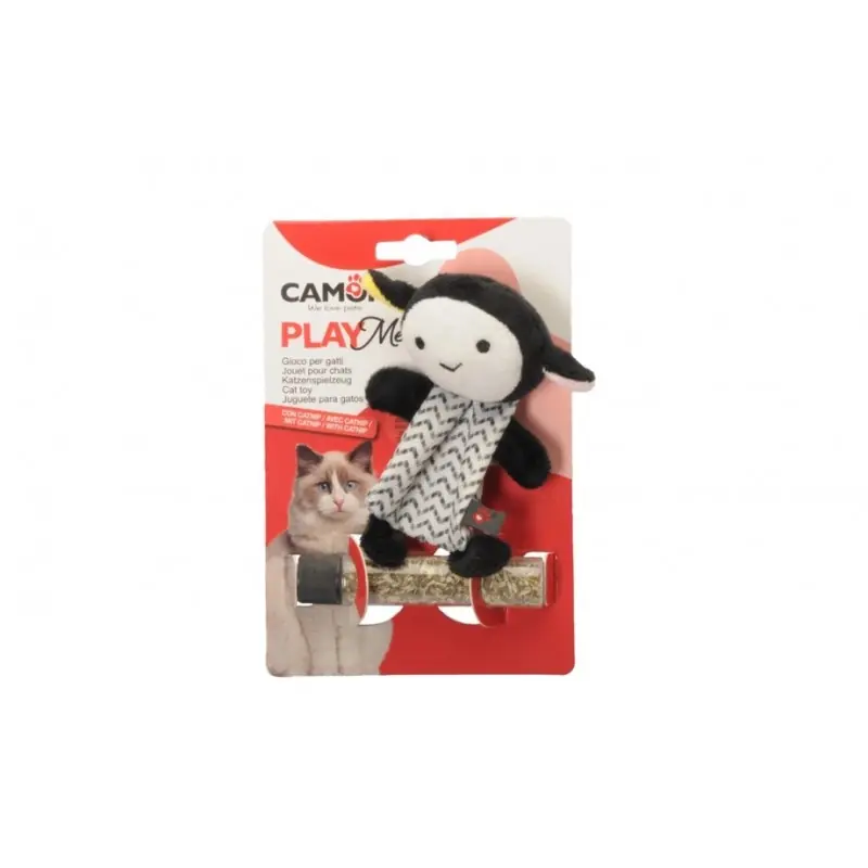 Tylko dziś CAMON Cat Toy - play meow poliestrowe zwierzątka miś/owca szelest + kocimiętka