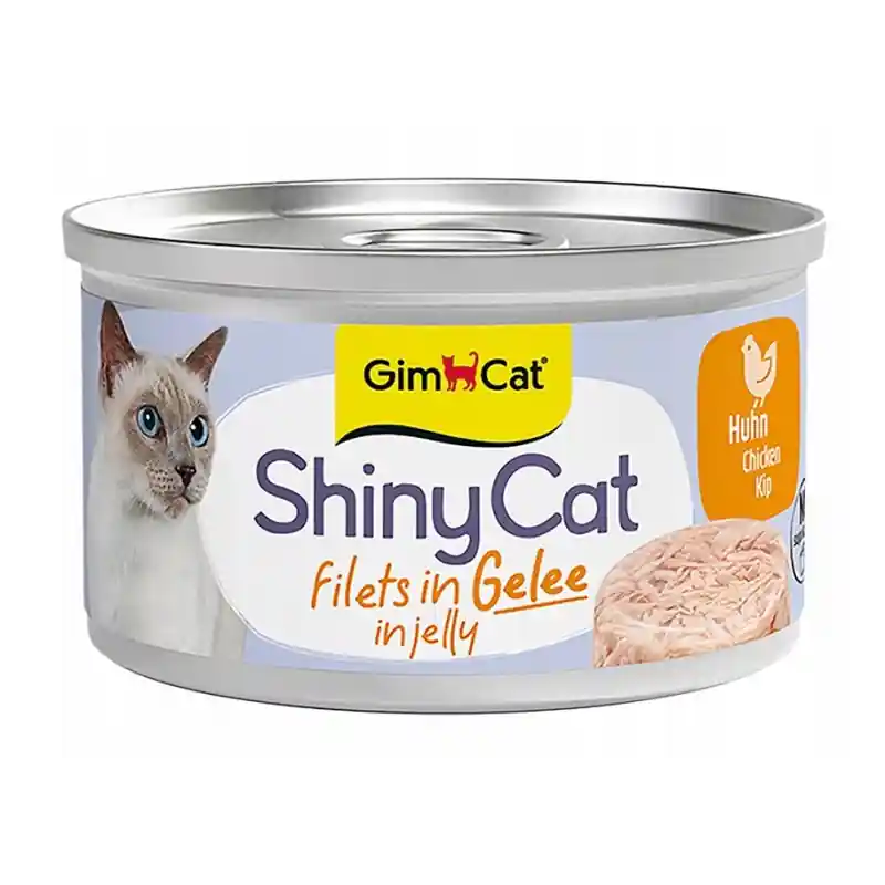 GIMCAT Nat ShinyCat Filets in Jelly Kip 70g Obniżka ceny