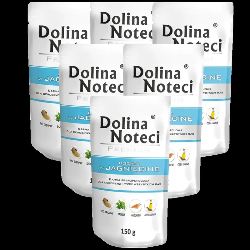 Dolina Noteci Premium Adult Karma z jagnięciną dla psa 10x150g PAKIET Wysoka jakość