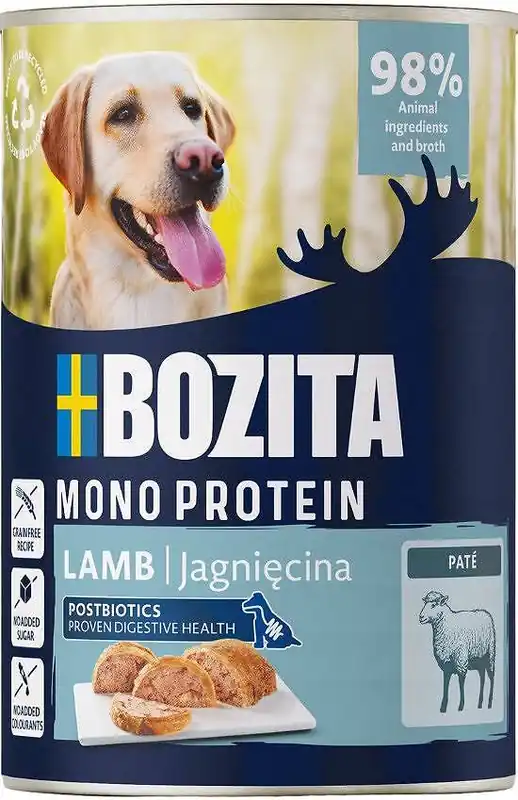 Bozita Mono Karma z jagnięciną dla psa 400g Wysoka jakość