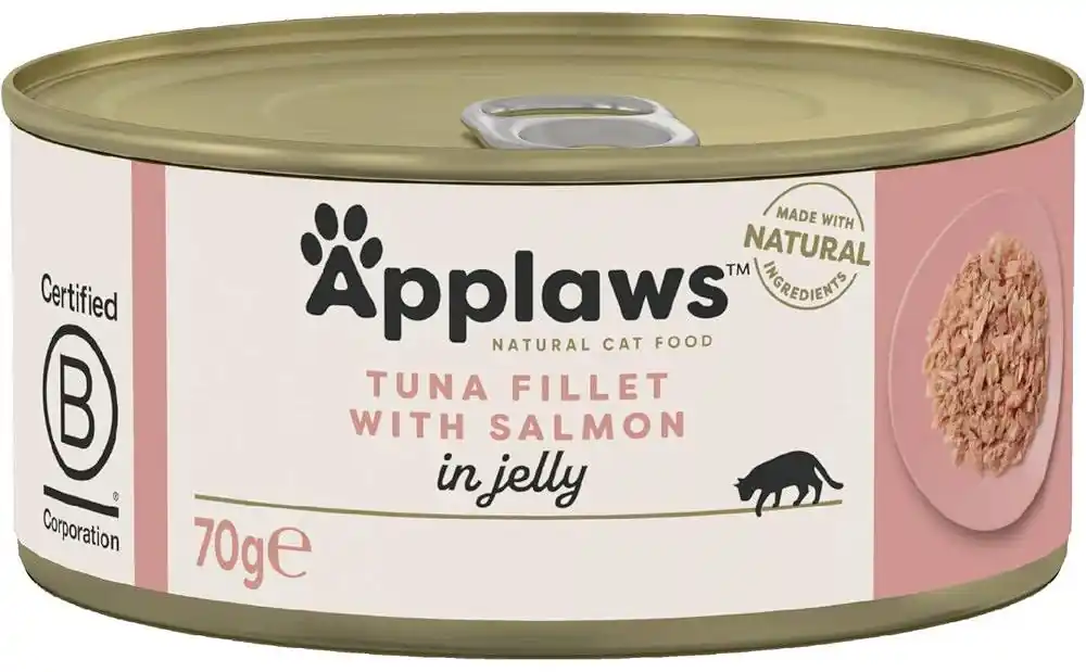 Okazja Applaws Natural Cat Food Tuńczyk z łososiem w galarecie Mokra Karma dla kota op. 70g
