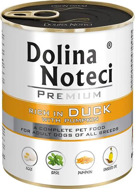 Dolina Noteci Premium Adult Karma z kaczką i dynią dla psa 800g Bezpieczne zakupy