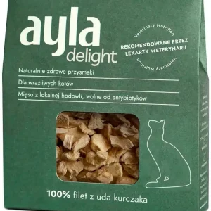 Ayla Delight Filet z uda kurczaka Przysmaki liofilizowane dla kota op. 28g Zniżka