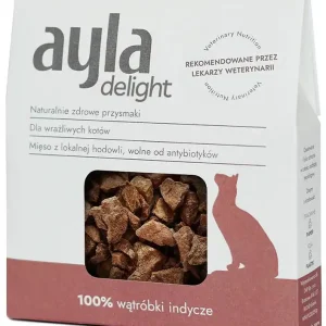 Zniżka Ayla Delight Wątróbki indycze Przysmaki liofilizowane dla kota op. 28g