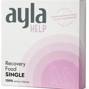 Dostępne od ręki Ayla Help Recovery Food Single Serca Indycze Karma dla psa i kota op. 2x19g