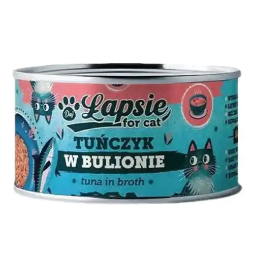 M4M - 艁apsie kot tu艅czyk w bulionie 80g Popularny