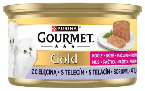 GOURMET GOLD Kitten - mus z ciel臋cin膮 85g Super okazja