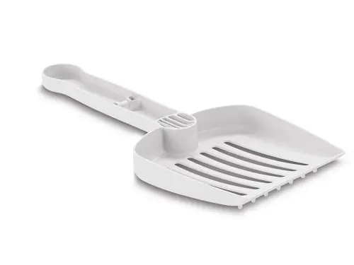 Zolux 艂opatka do 偶wirku bia艂a sitko dla kota kuwety 25x11x2 cm Szybka dostawa
