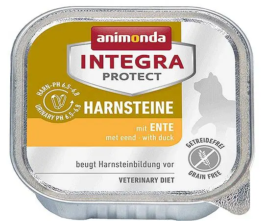 Łatwy zwrot Animonda Integra Protect Harnsteine z kaczką (ente) Mokra Karma dla kota op. 100g