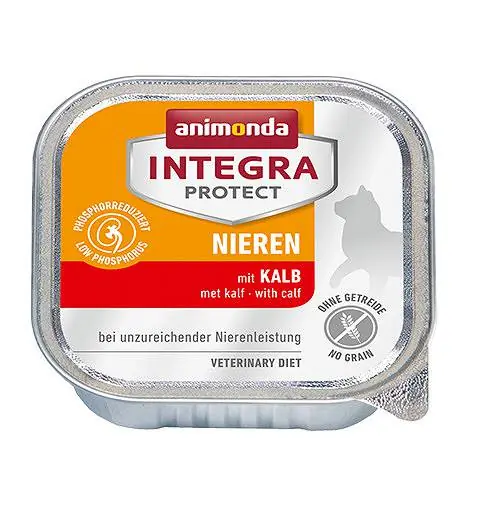 Dostępne od ręki Animonda Integra Protect Nieren z cielęciną (kalb) Mokra Karma dla kota op. 100g