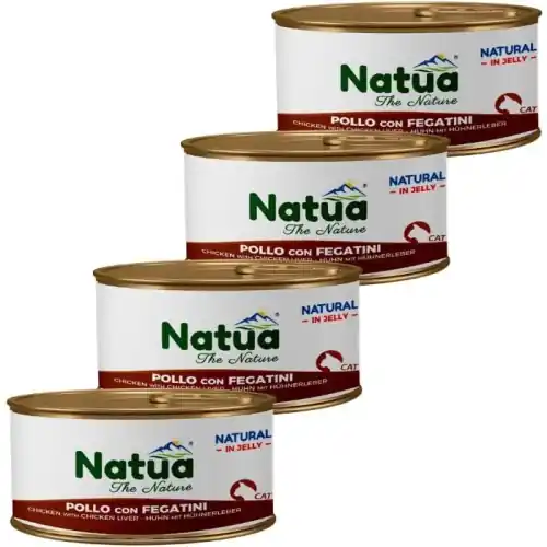 Natua Cat Kurczak z w膮tr贸bk膮 w galaretce 24 x 85g Naturalna karma dla kota Sprawdź teraz
