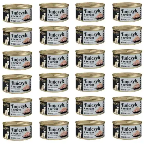 Okazja Nekko Supreme Adult Mokra karma dla kota TU艃CZYK Z SEREM w sosie 24 x 80g