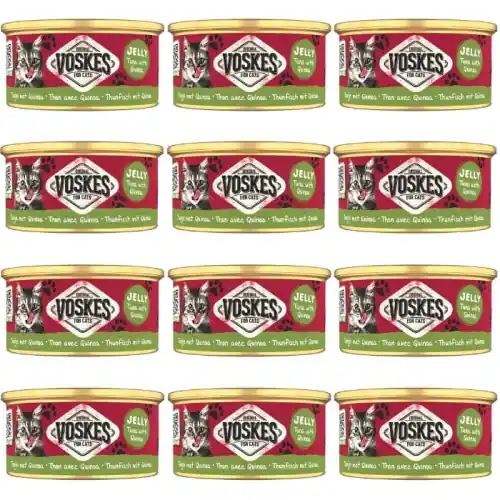 Cena promocyjna Mokra karma dla kota Voskes TUNA WITH QUINOA Tu艅czyk z komos膮 12 x 85g