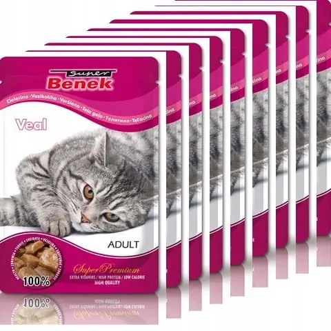 SUPER BENEK Adult Saszetki z Ciel臋cin膮 24x100g Dodaj do koszyka