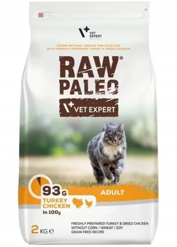 Ostatnia szansa Raw Paleo Adult Cat Indyk Kurczak 2kg