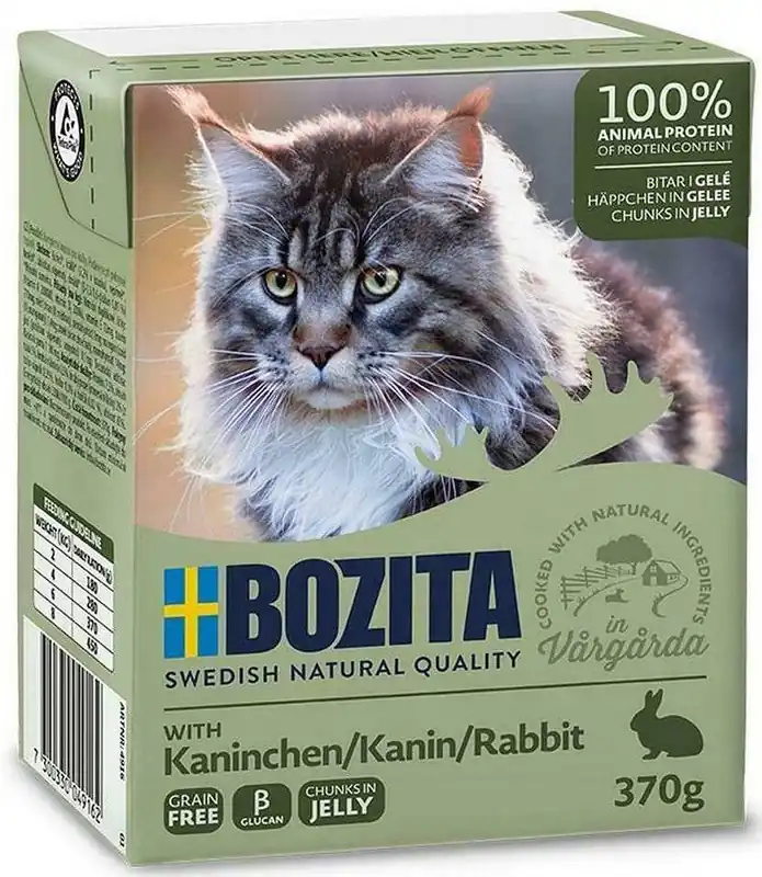 Niska cena Bozita Adult Królik w galaretce Mokra Karma dla kota op. 370g