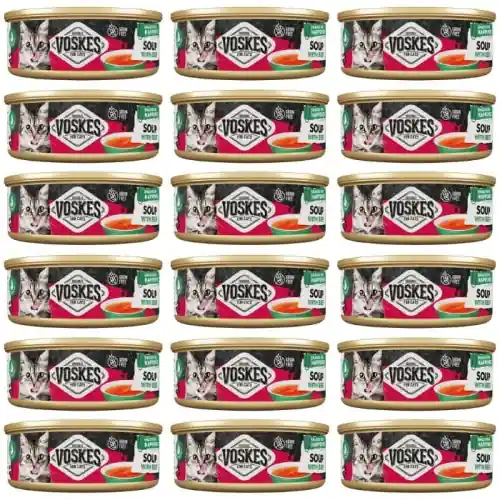 Oferta Zupa bulion dla kota z wo艂owin膮 Voskes Cat soup with Beef 18 x 50g bez zb贸偶