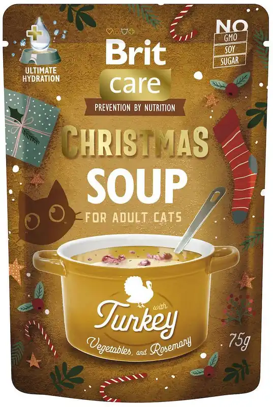Brit Care Adult Christmas Soup Turkey Mokra Karma dla kota op. 75g Oferta czasowa