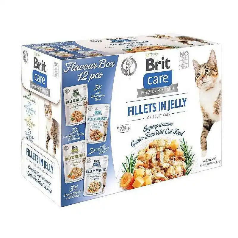 Brit Care Adult Fillets in Jelly Mokra Karma dla kota op. 12x85g Oferta limitowana