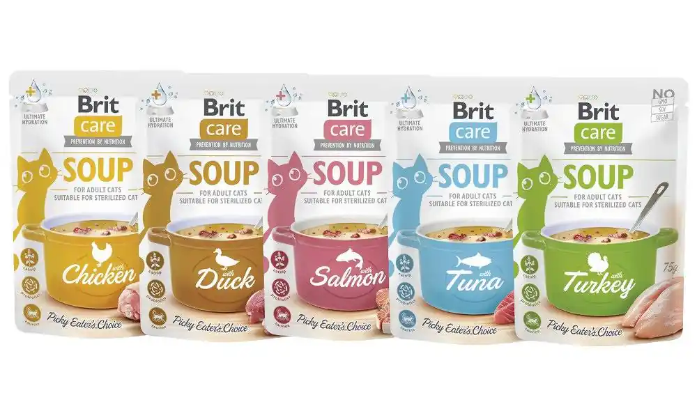 Brit Care Adult Soup Pakiet degustacyjny Mokra Karma dla kota op. 5x75g Oferta czasowa