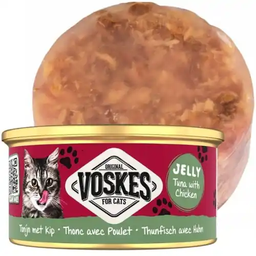 Mokra karma dla kota Voskes TUNA WITH CHICKEN Tu艅czyk z kurczakiem 85g Obniżka ceny