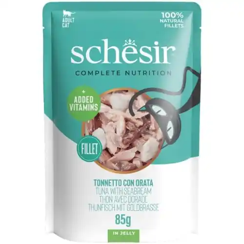 Schesir Karma dla kota Tu艅czyk z dorad膮 w galaretce 85g Wyjątkowa oferta