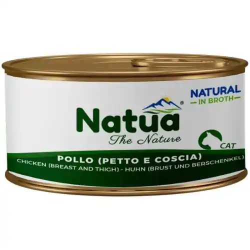 Wyprzedaż Natua Cat Kurczak Pier艣 Udka w bulionie 85g Naturalna karma dla kota