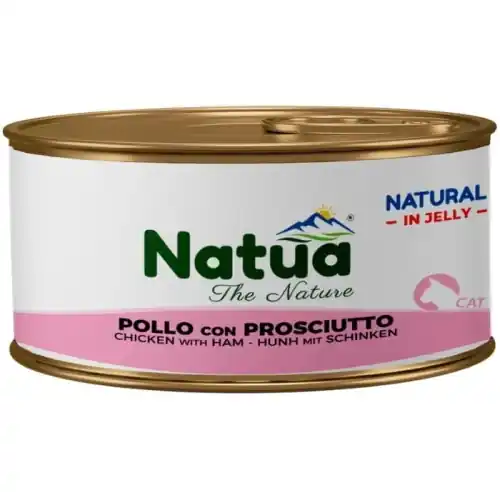 Natua Cat Kurczak z szynk膮 w galaretce 85g Naturalna karma dla kota Wybór klientów