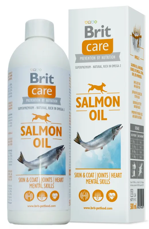 Bezpieczna płatność Brit Care Olej z łososia dla psa i kota poj. 1000ml