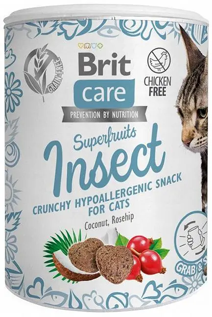 Do wyczerpania zapasów Brit Care Przysmak Superfruits Insect dla kota op. 100g
