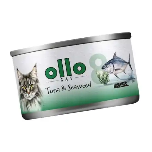 Ollo Cat nr 8 Tu艅czyk&Algi 70g Nowy