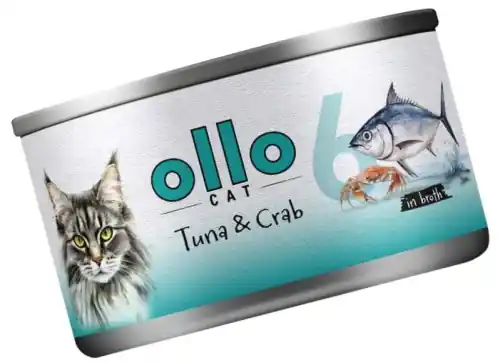 Promocja Ollo Cat nr 6 Tu艅czyk Krab w sosie 70g